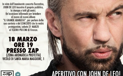 Aperitivo con John De Leo