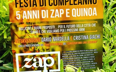 5 ANNI DI ZAP E QUINOA